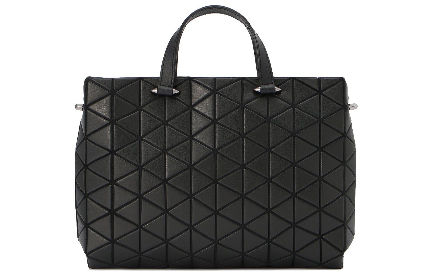 

ISSEY MIYAKE Искусственная кожа Кристальная бочка Сумка через плечо Маленькая женская черная