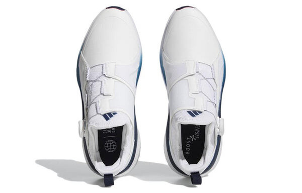 Кроссовки Adidas EQT BOA Golf Solarmotion 'White Collegiate Navy Bright Red', белый — фото 4