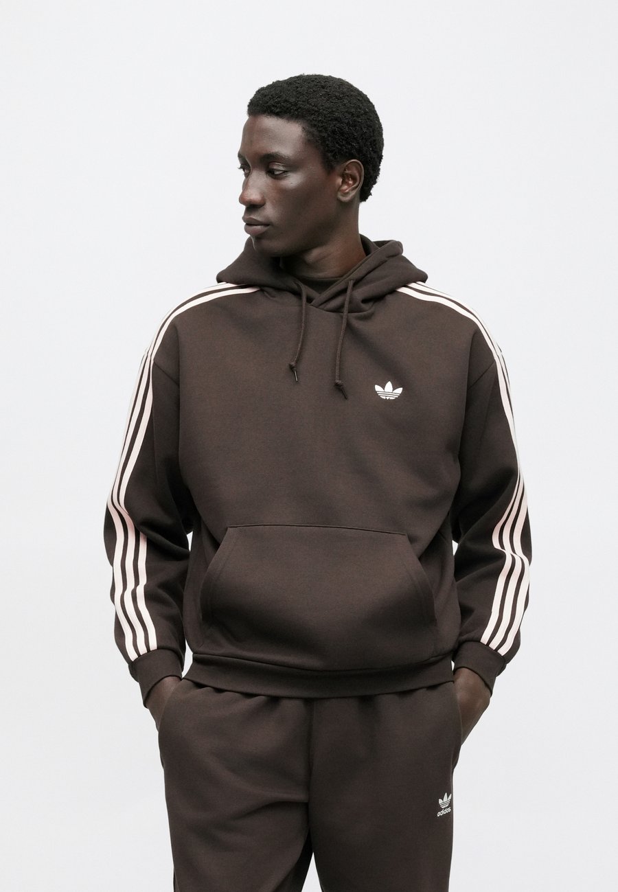 Толстовка Adidas Originals HOODY LOOSE, Aurora Coffee/Dark Brown — фото 4