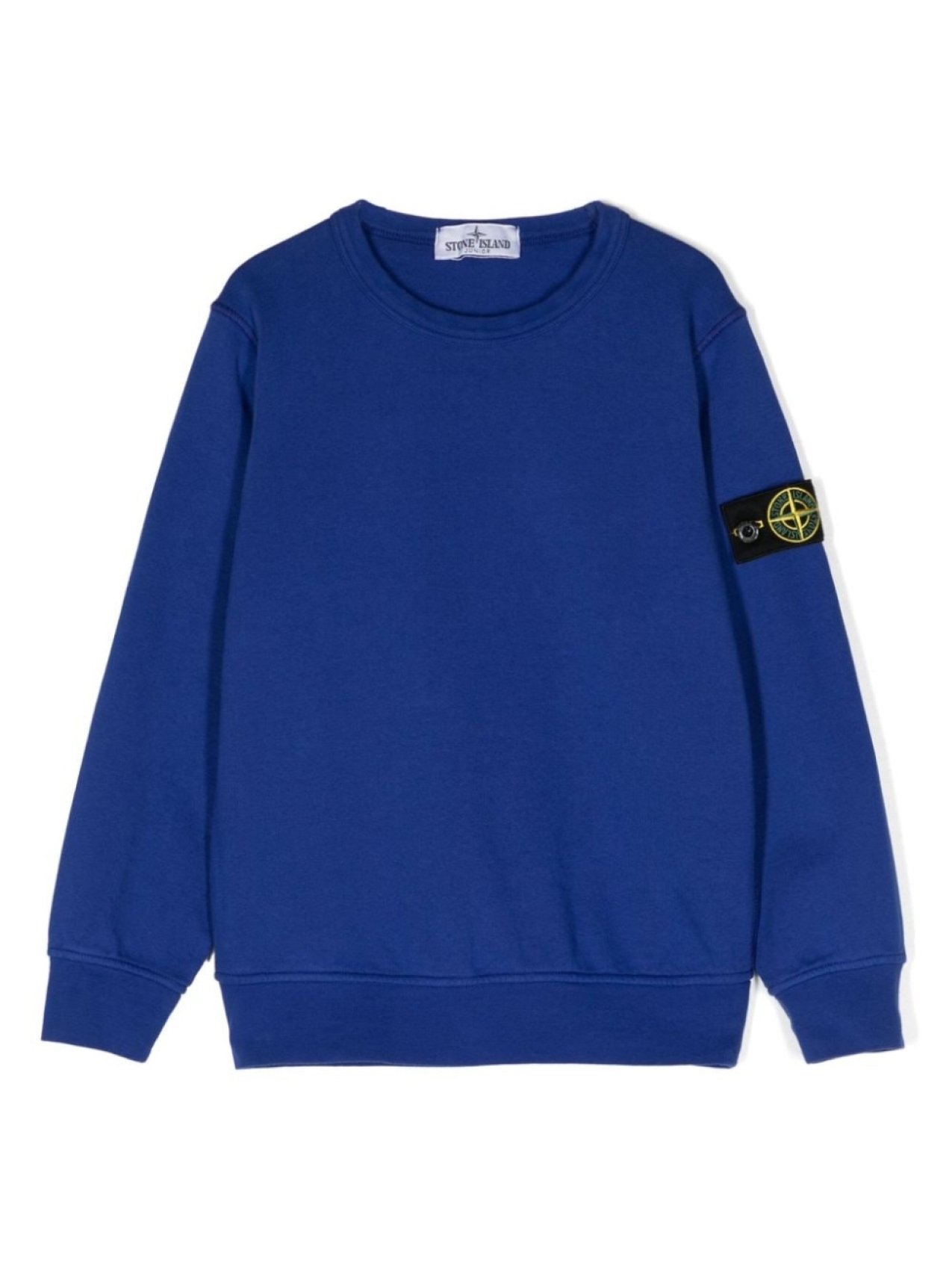 

Stone Island Junior толстовка с нашивкой Compass, синий