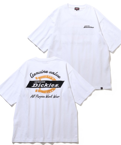 

Футболка с коротким рукавом, свободного кроя, с вышивкой и принтом Dickies, белый