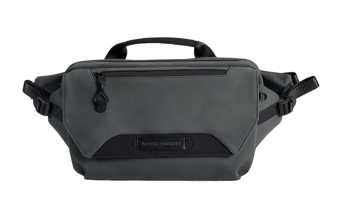 

Сумка-мессенджер из ткани Рюкзак Через плечо Повседневная Мужская Серо-зеленый/Черный NAYO SMART, Темно-синий Черный