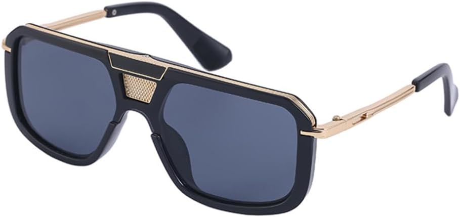 

Винтажные большие квадратные солнцезащитные очки для женщин, роскошные мужские солнцезащитные очки в крупной оправе, черные модные градиентные женские очки MUTYNE, C04 Gold Gray