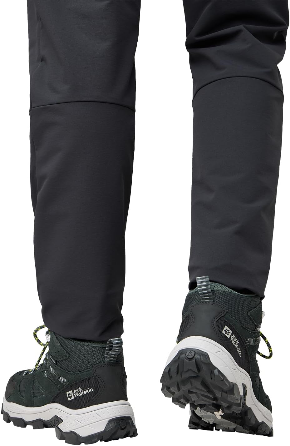 Мужские треккинговые кроссовки Jack Wolfskin среднего верха, черный — фото 3