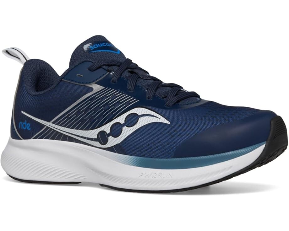 

Кроссовки Saucony Kids Ride KDZ, цвет Navy/Silver
