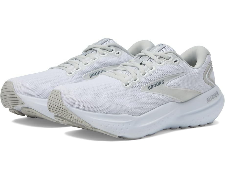 

Кроссовки Brooks Glycerin 21, цвет White/White/Grey