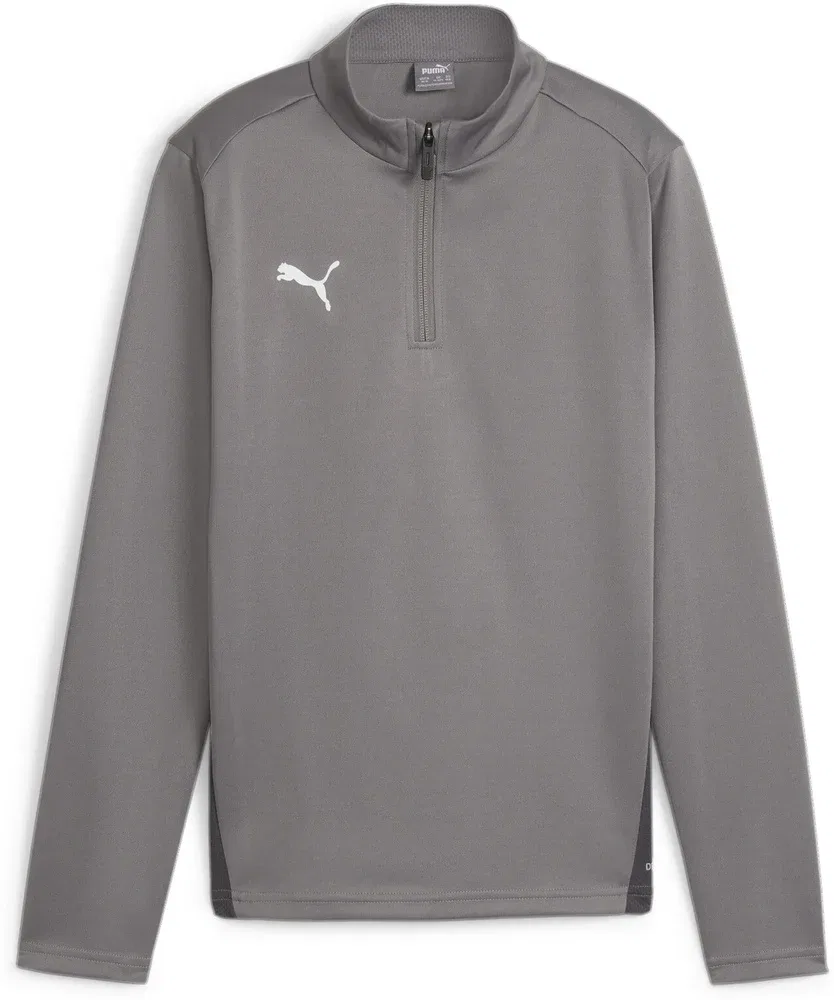 Футболка тренировочная с четвертной молнией, Puma, серый