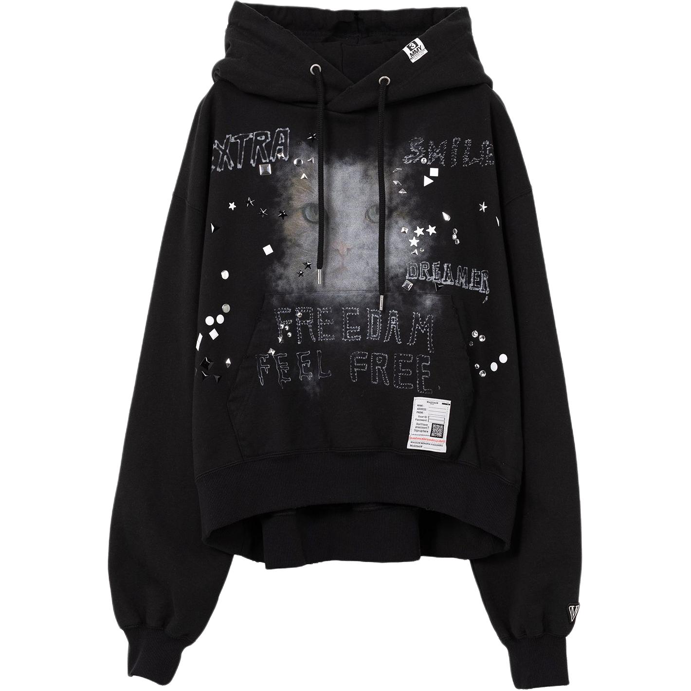 

Толстовка FW25 женская Maison Mihara Yasuhiro, черный