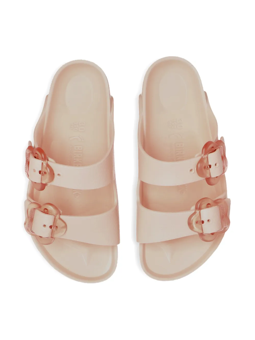Сандалии arizona с ремешками и пряжками Birkenstock Kids, розовый — фото 4