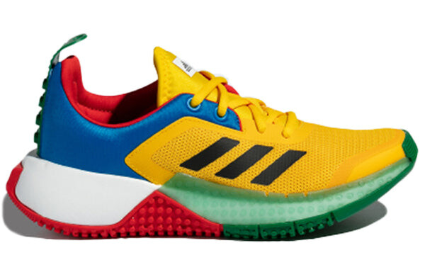 Кроссовки лего х спорт Adidas, желтый — фото 2