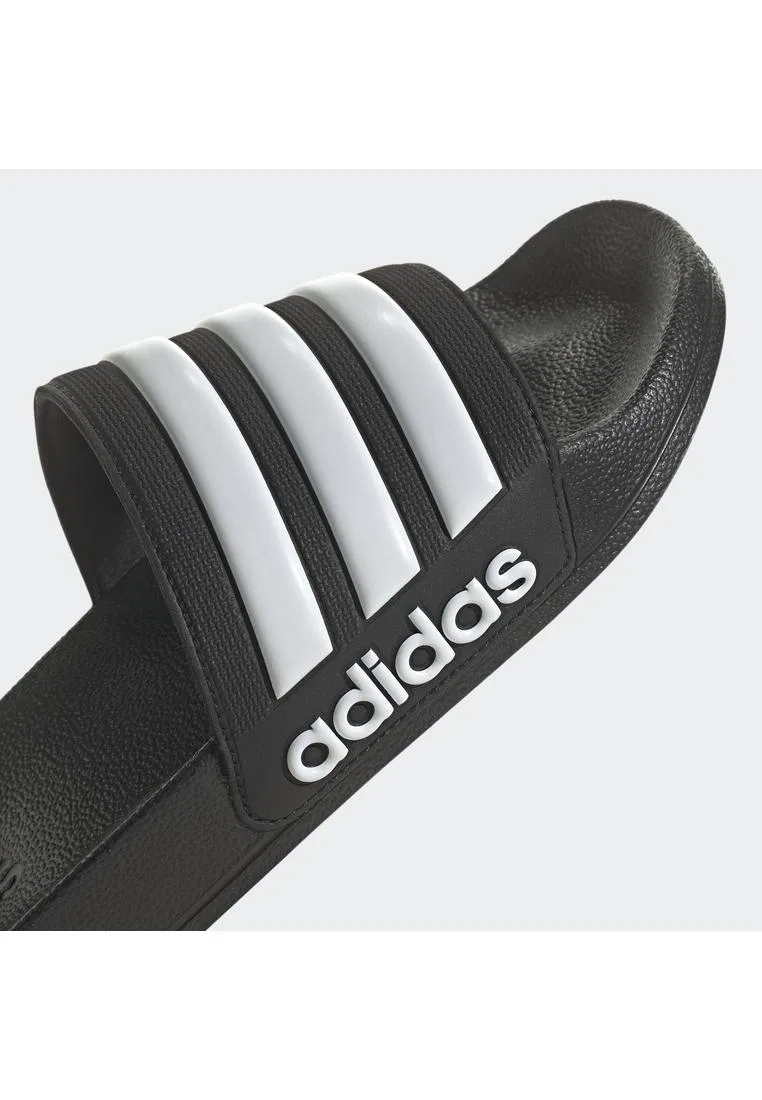 Шлепанцы для душа, модель Adilette, Adidas, белый/черный — фото 4