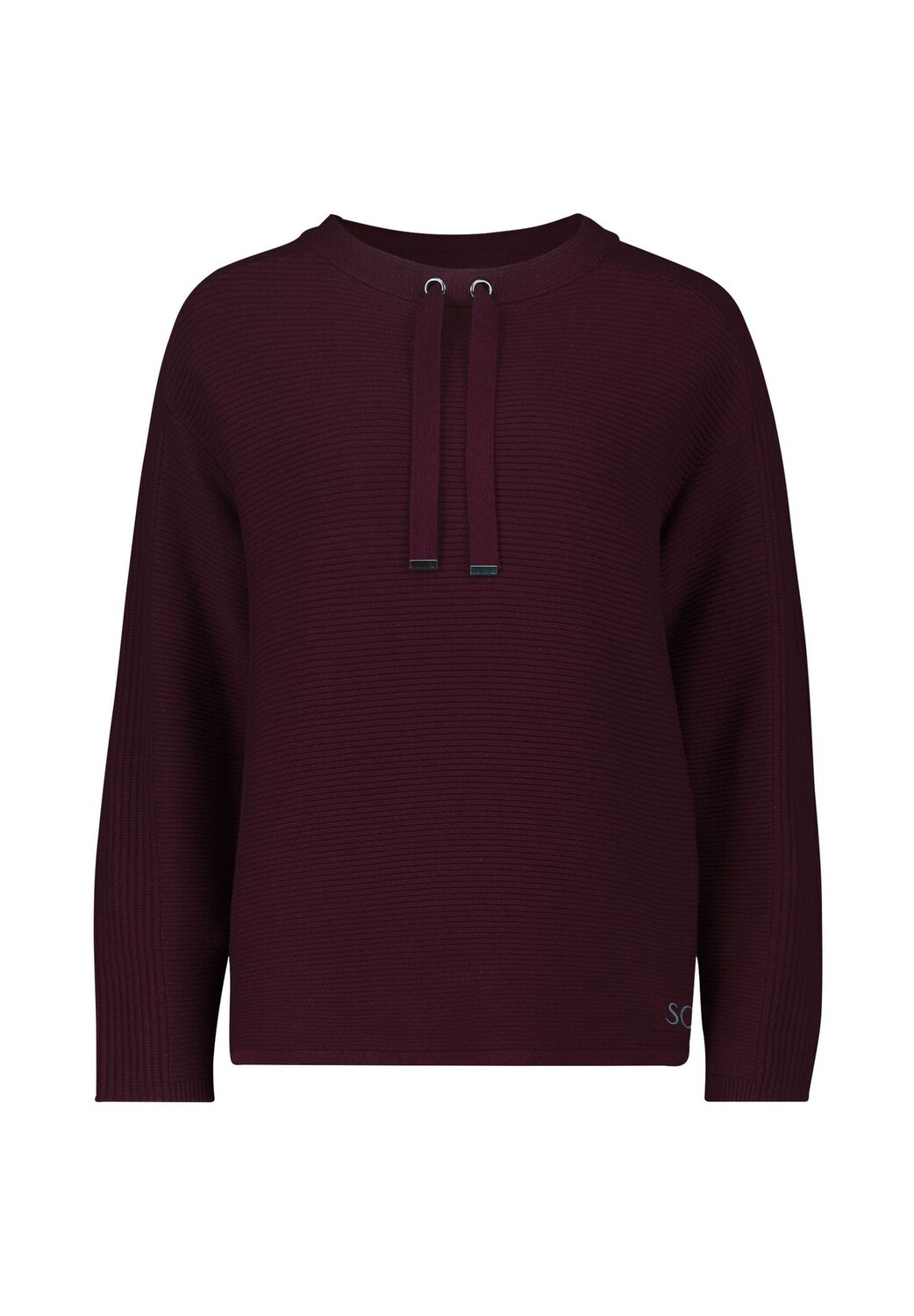 

Вязаный свитер однотонных цветов BETTY BARCLAY, цвет Dark Aubergine