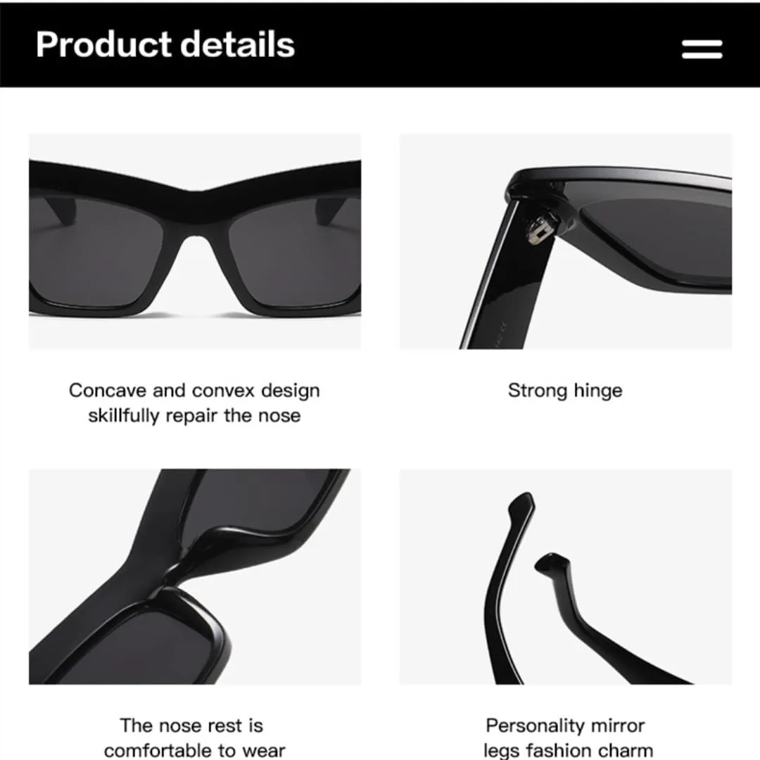 

Ретро-солнцезащитные очки «кошачий глаз» в оправе «желе» для женщин, модные, большого размера, с защитой от УФ-излучения UV400 UATXTAU, Tortoiseshell Grey