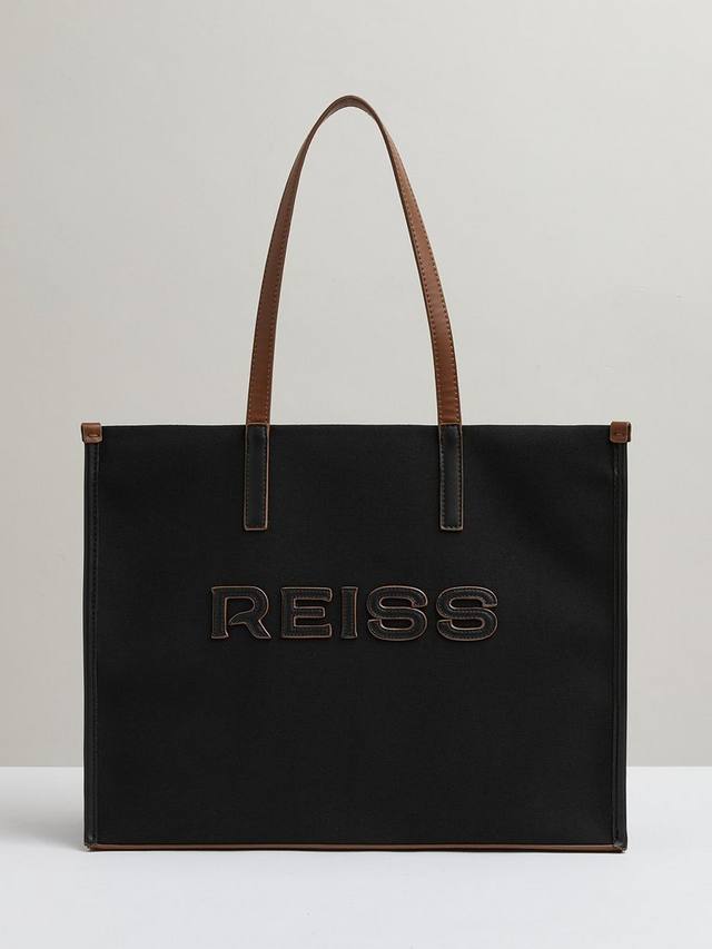 

Сумка-шоппер Lola из ткани Canvas Reiss, Black