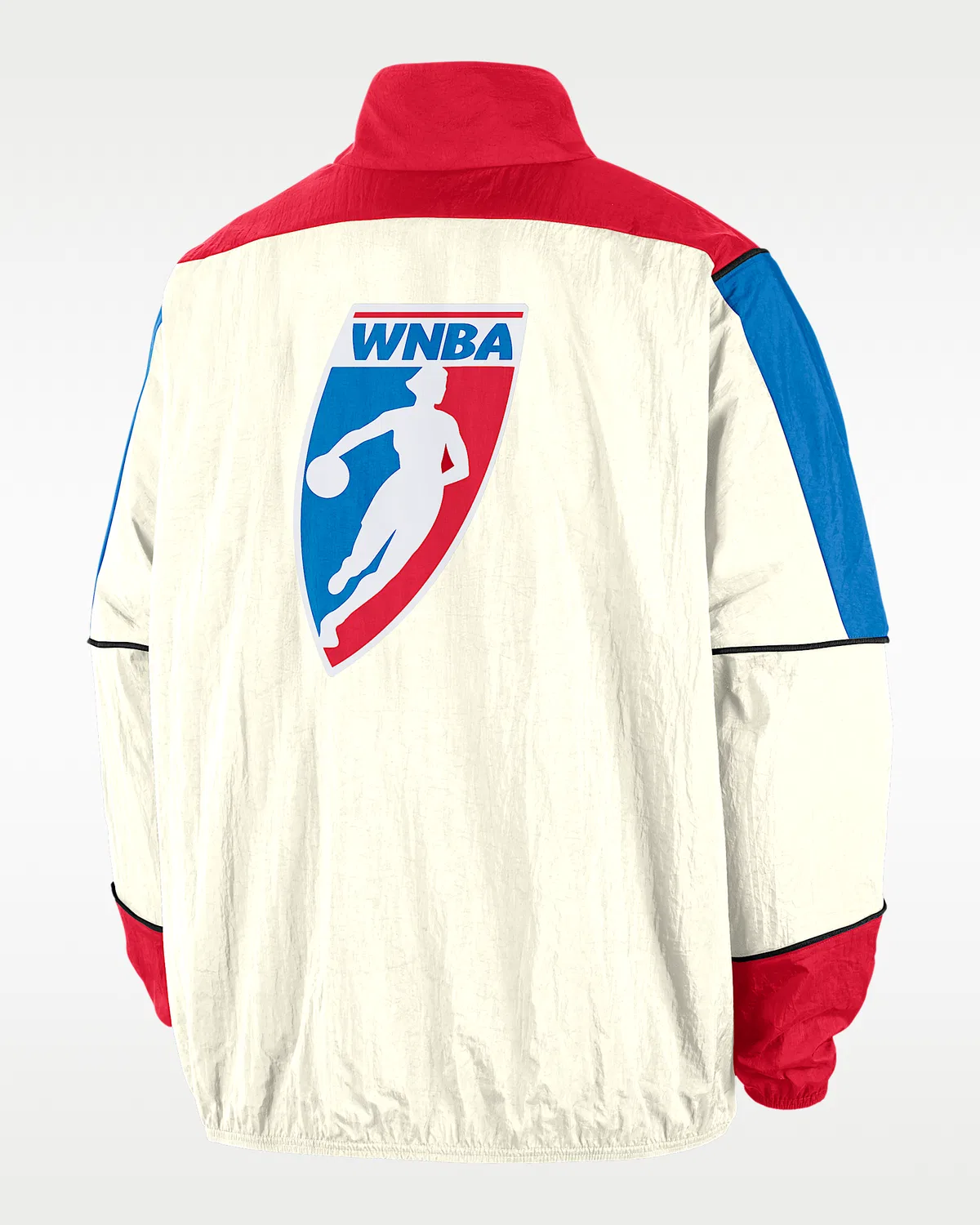Nike Basketball Lightweight Jacket WNBA Legends, Sail/Action Red/Light Photo Blue/Black — фото 2