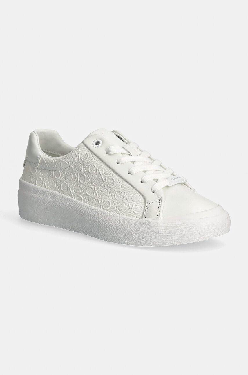 

Кроссовки Calvin Klein VULC LACE UP MONO MIX, белый
