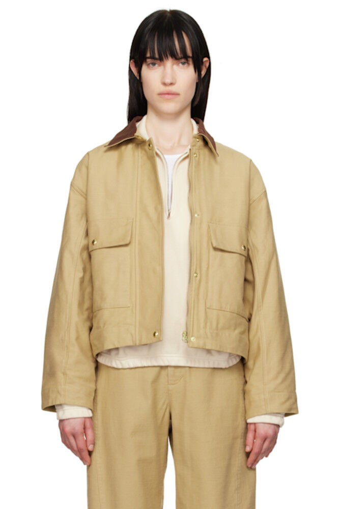 

Бежевая куртка из хлопкового твила Nonie 2-в-1 rag & bone