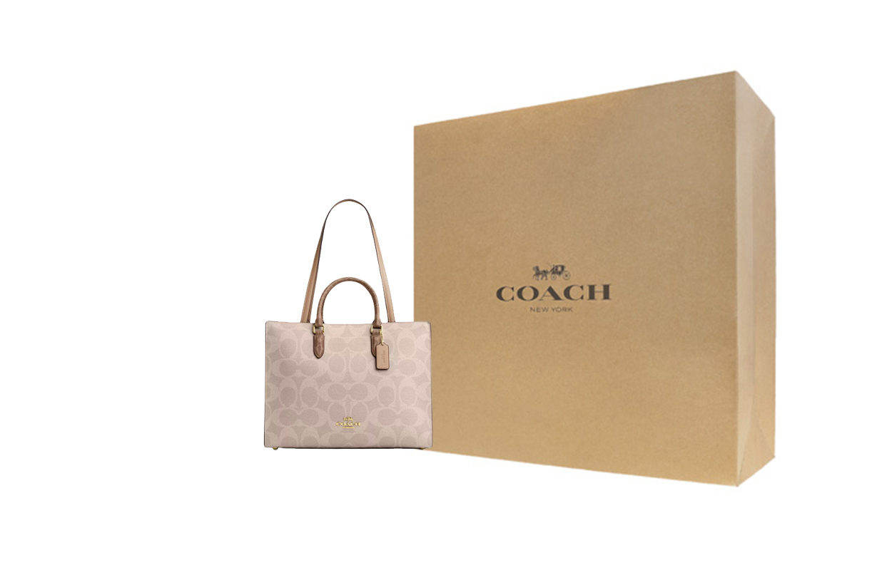 

COACH Женская сумка из лакированного полотна