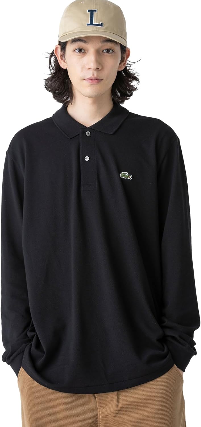 

Официальная поло-рубашка Lacoste Original Fit с длинным рукавом, модель L1312, черный