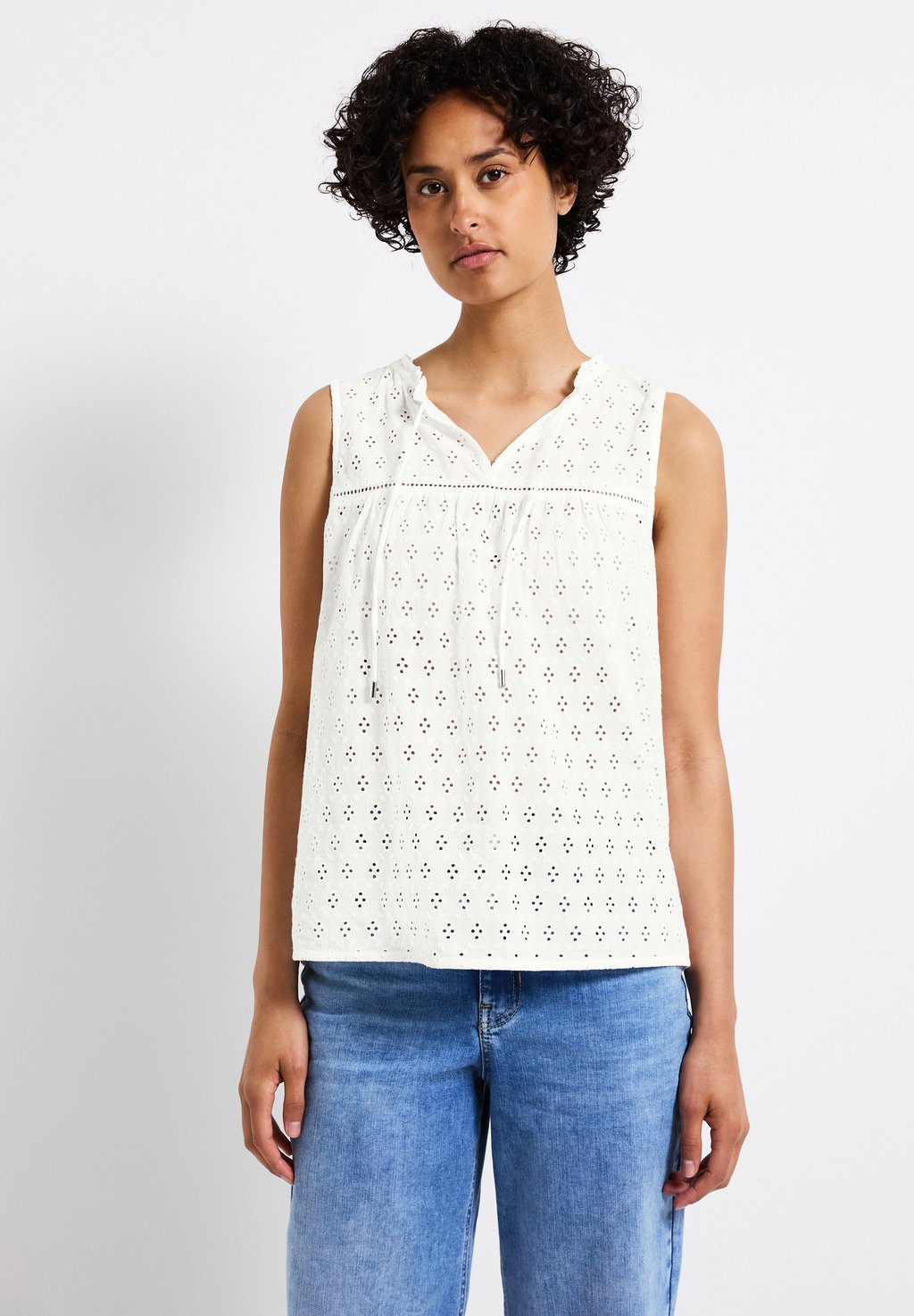 

Топ ÄRMELLOSE - Blouse Street One, кремовый