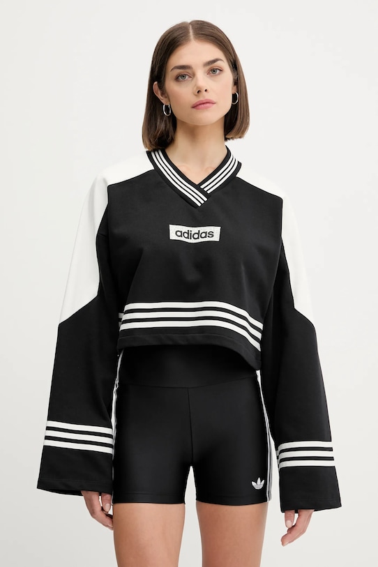 

Толстовка худи Crew Adidas Originals, черный