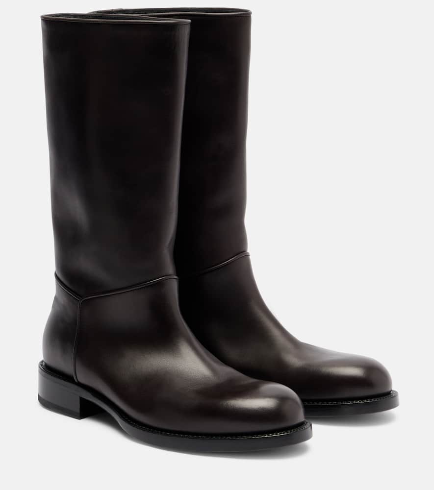 Кожаные ботинки для верховой езды Nobilis The Row, Laquer Brown