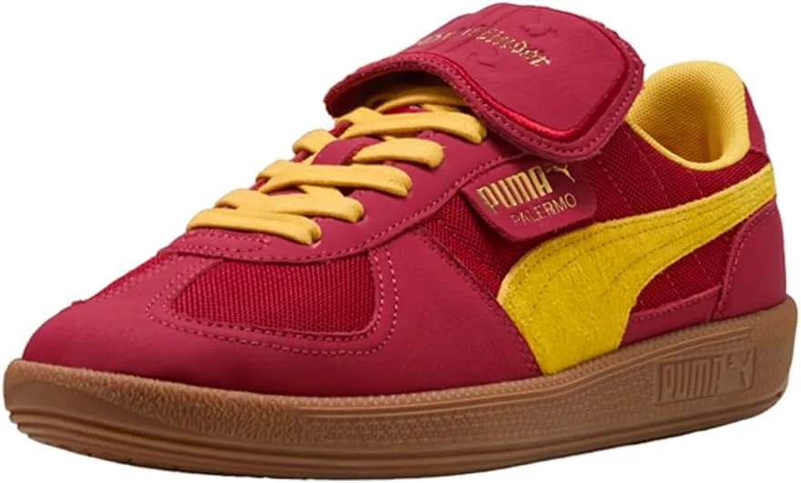 Мужские кроссовки PUMA Palermo Harry Potter, желтый/малиновый — фото 2