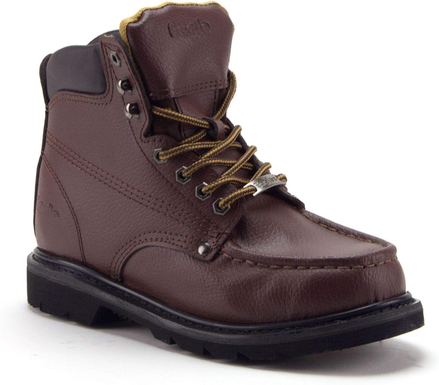 

Мужские ботинки Jazam из натуральной кожи, водоотталкивающие, с высокой голенью для безопасности Jazame, темно-коричневый