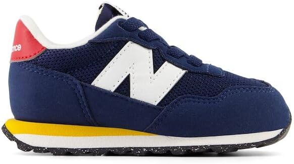 Детские кроссовки New Balance 237 V1 Bungee, темно-синий/золотой — фото 3