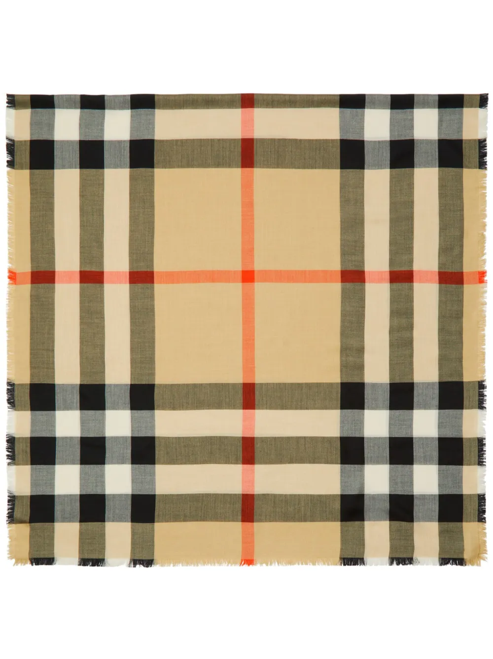 

Шарф в клетку House Check BURBERRY, нейтральный