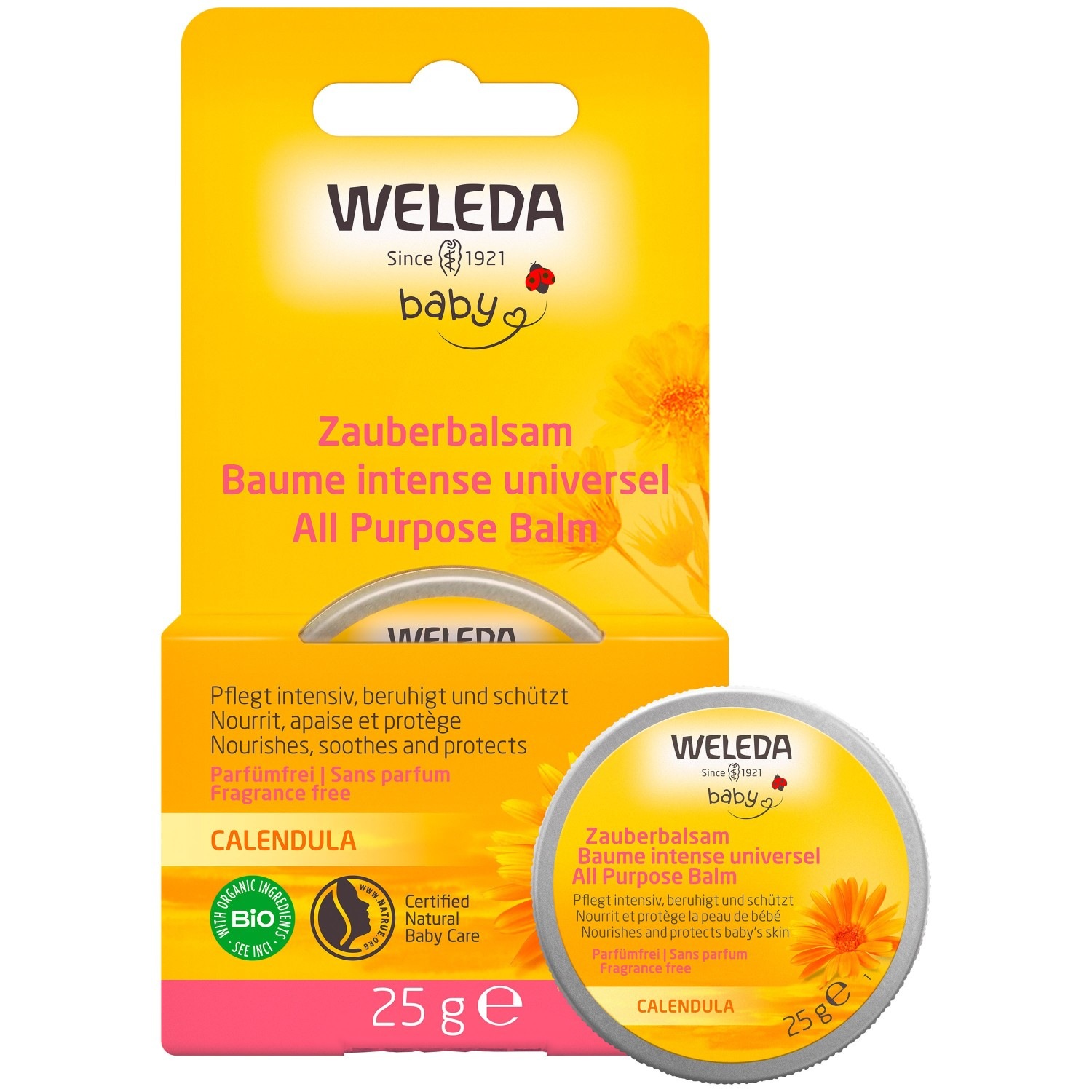 

Мыло для тела calendula zauberbalsam Weleda, объем 25 мл