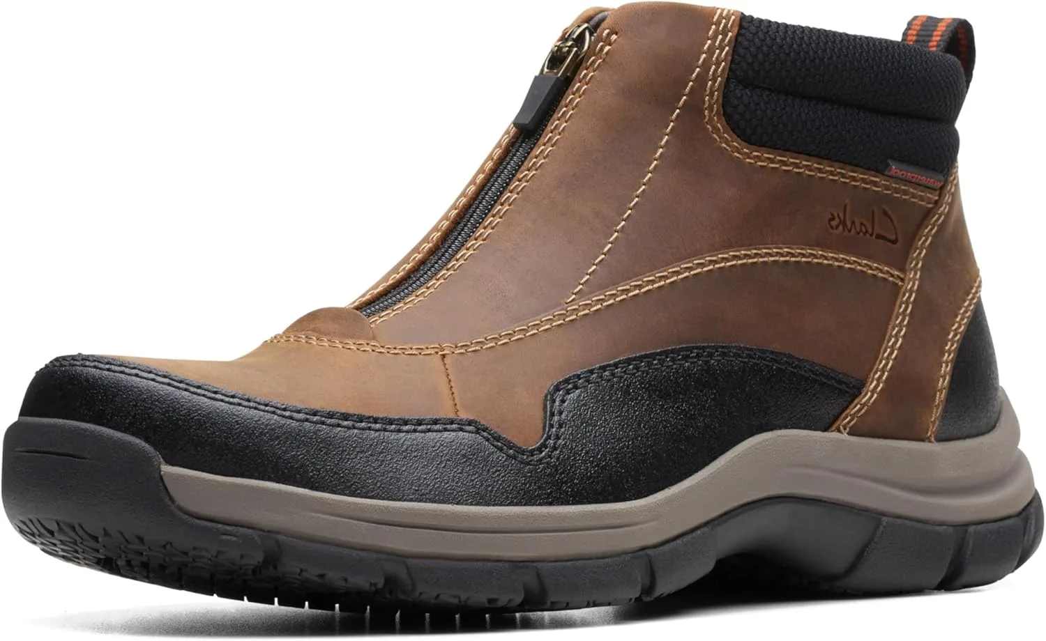 Мужские ботинки Clarks Walpath родом из Оксфорда, темно-коричневый