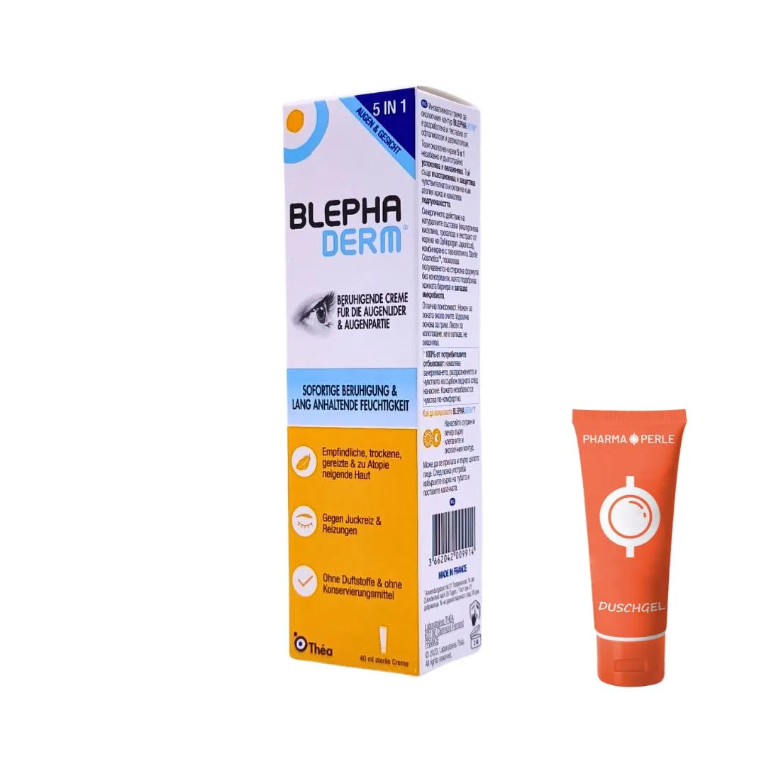 Успокаивающий стерильный крем для век и области вокруг глаз от BLEPHADERM Pharma Perle, 1X — фото 2