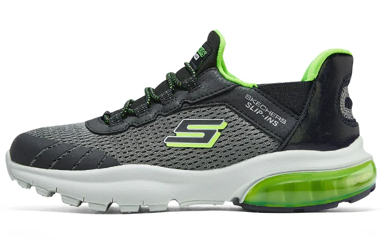 Skechers Детские беговые кроссовки с амортизацией и поддержкой Charcoal Black