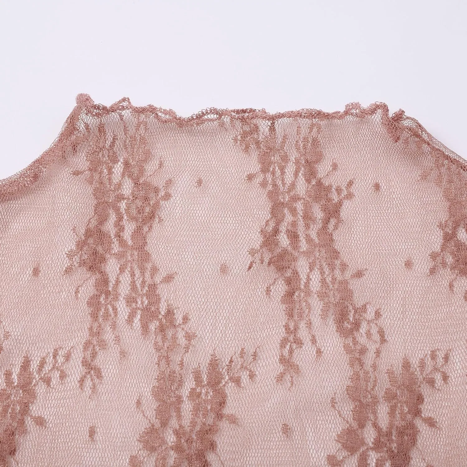 Блузка женская с длинным рукавом, Comfort Blouse, коричневый — фото 3
