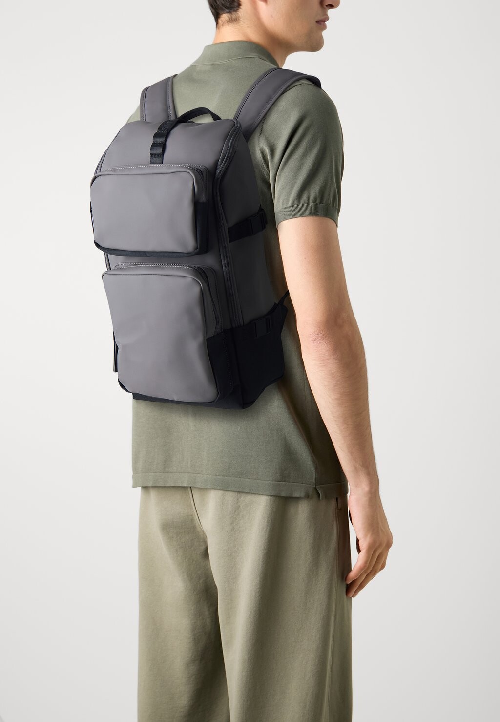 

Рюкзак TRAIL CARGO BACKPACK UNISEX Rains, серый