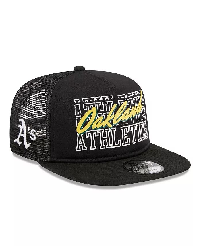 

Мужская черная кепка Oakland Athletics Street Team с А-образной рамкой Trucker 9FIFTY Snapback New Era, черный