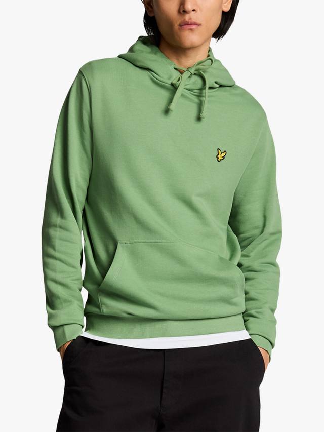 

Хлопковая толстовка Lyle & Scott, цвет Smoke Green