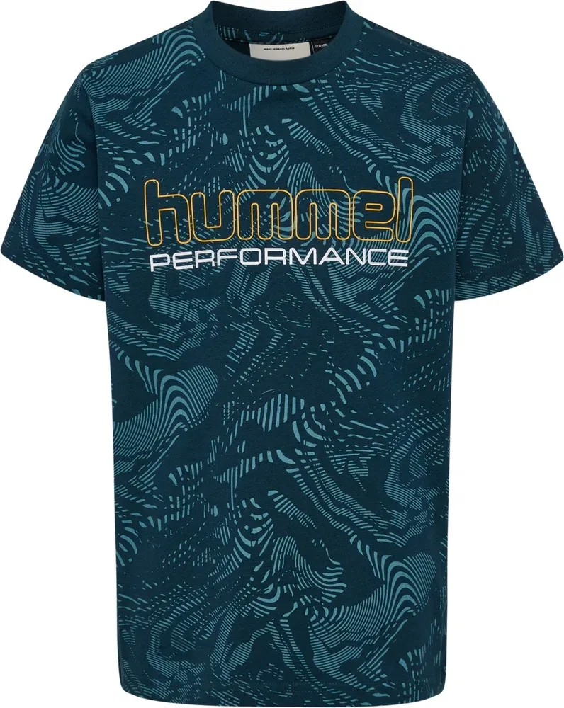 Футболка с принтом, Hummel, синий