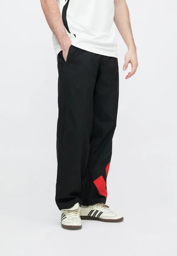 Спортивные брюки arch, унисекс, штаны для спортивного костюма Adidas Originals, Black/Better Scarlet — фото 4