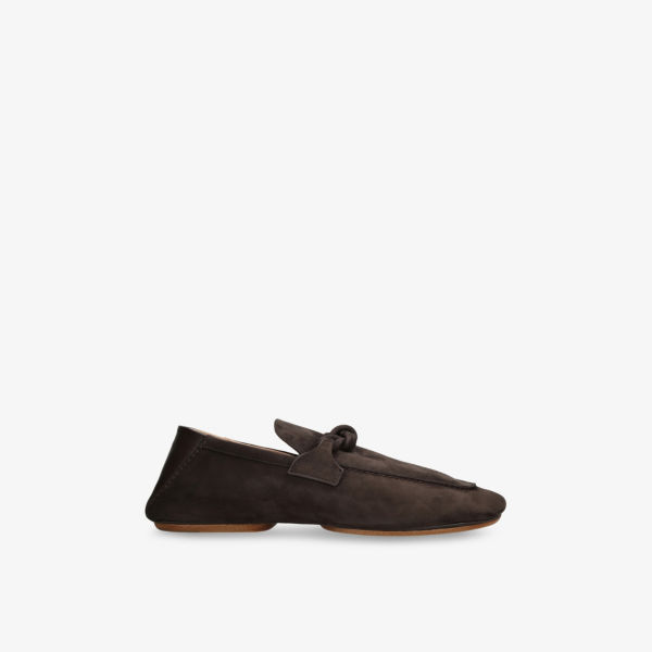 

Кожаные лоферы Daddy Bottega Veneta, коричневый