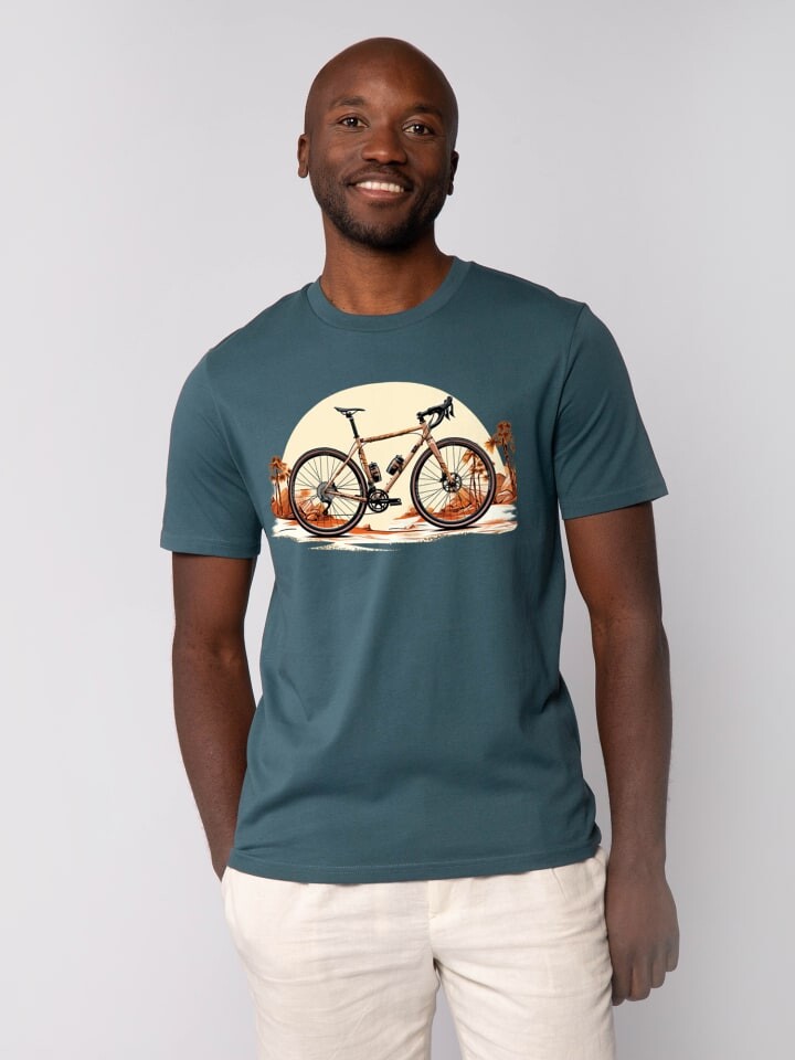 

Футболка wat Apparel T-Shirt Gravelbike, цвет Petrol