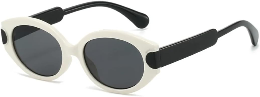 

Солнцезащитные очки с защитой UV400 | Двухцветные, в стиле «кошачий глаз» | для женщин и мужчин, для занятий спортом на открытом воздухе и вождения (фиолетовый, черный, серый) LXLHWN, White Black Gray