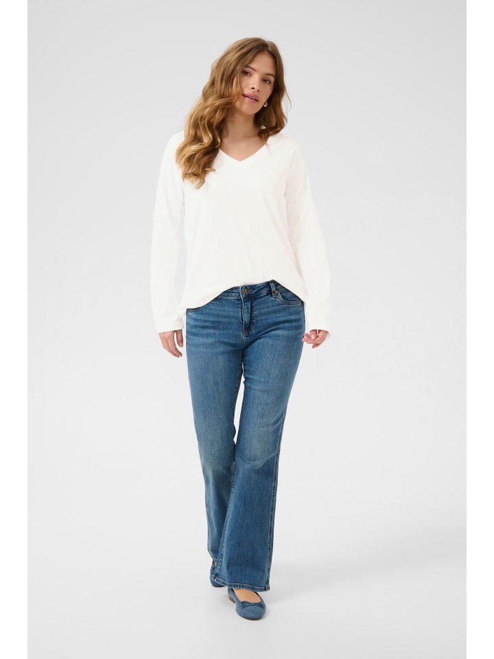 

Рубашка с длинными рукавами CUbase, свободный крой, цвет весенняя гардения. CULTURE