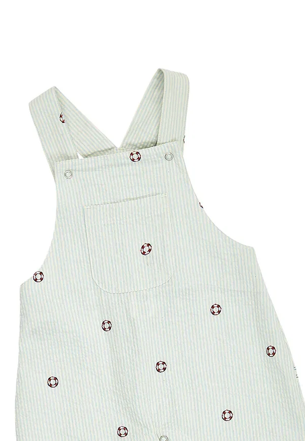 Комбинезон Müsli By Green Cotton, цвет тофу-океан-минерал ред — фото 3