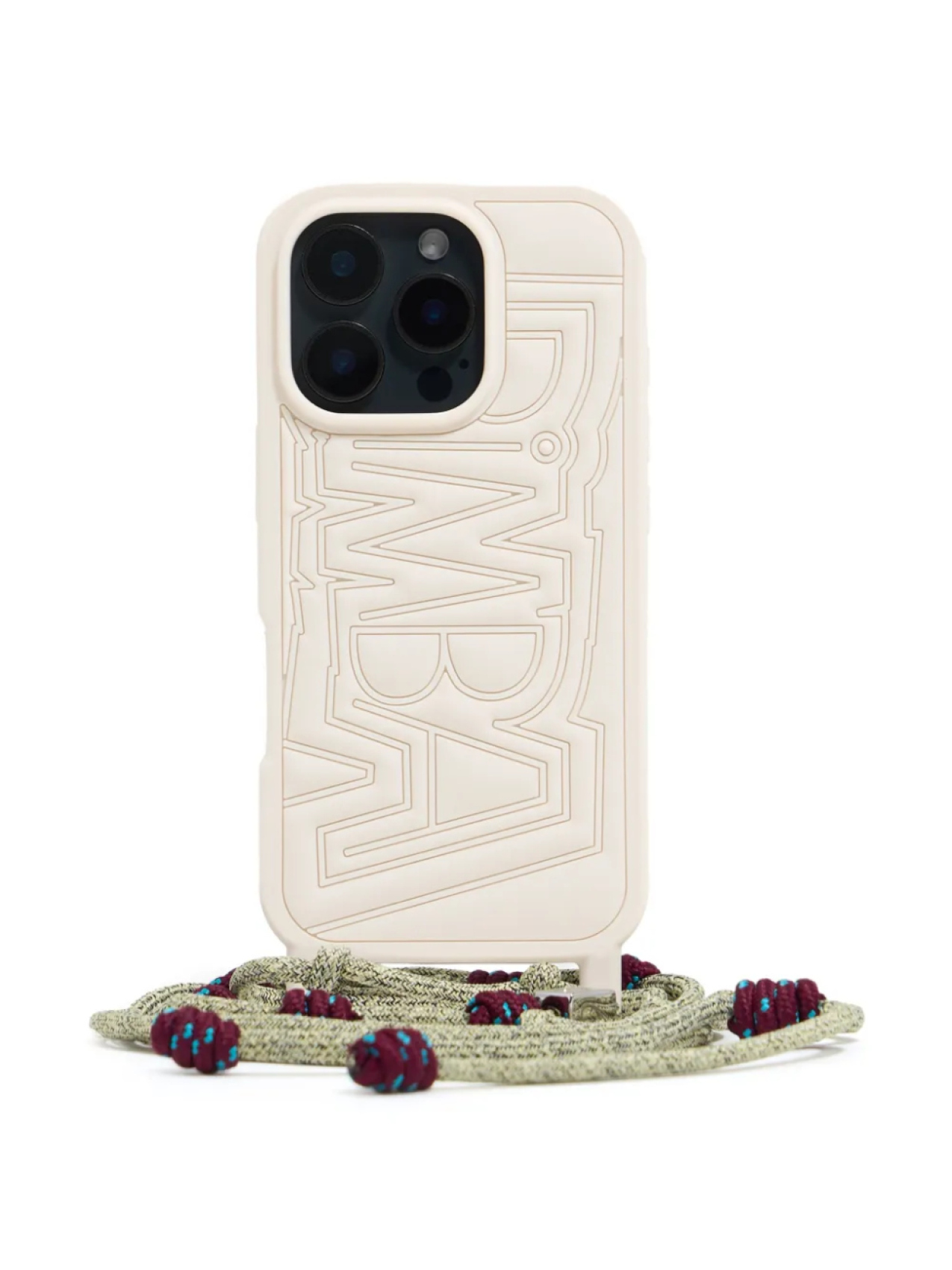 

Bimba y Lola чехол для iPhone 15 Pro с тисненым логотипом, нейтральный