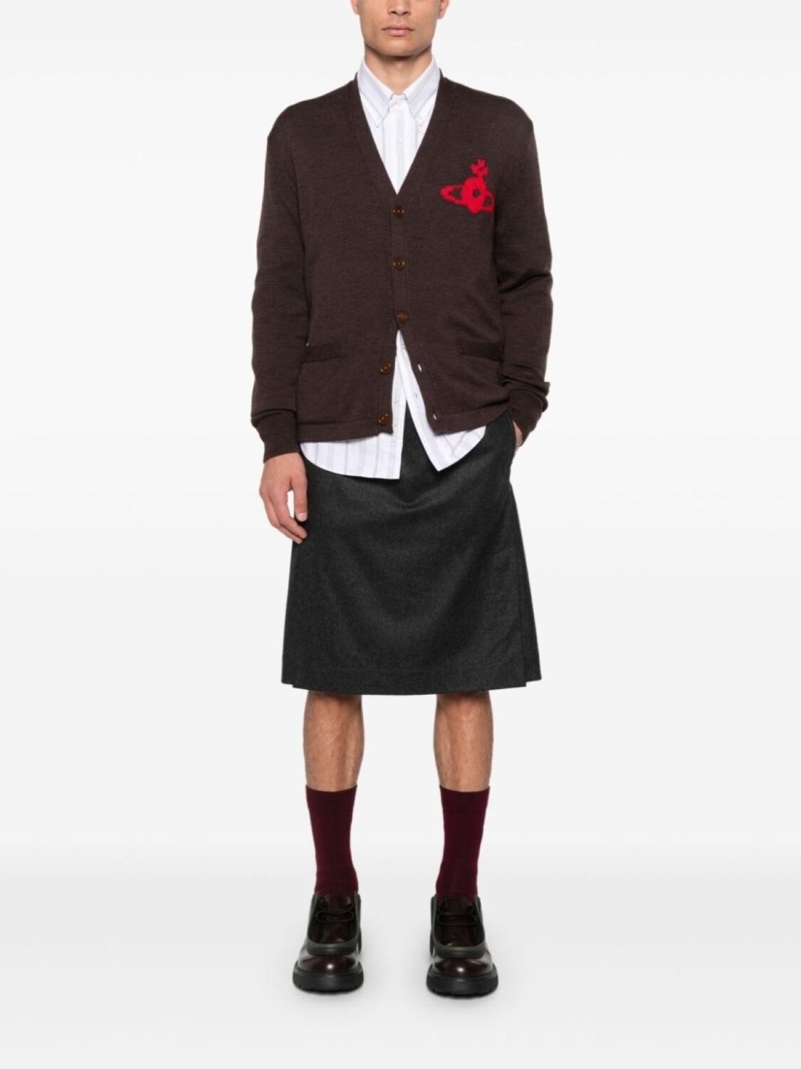 

Vivienne Westwood кардиган Alex, коричневый