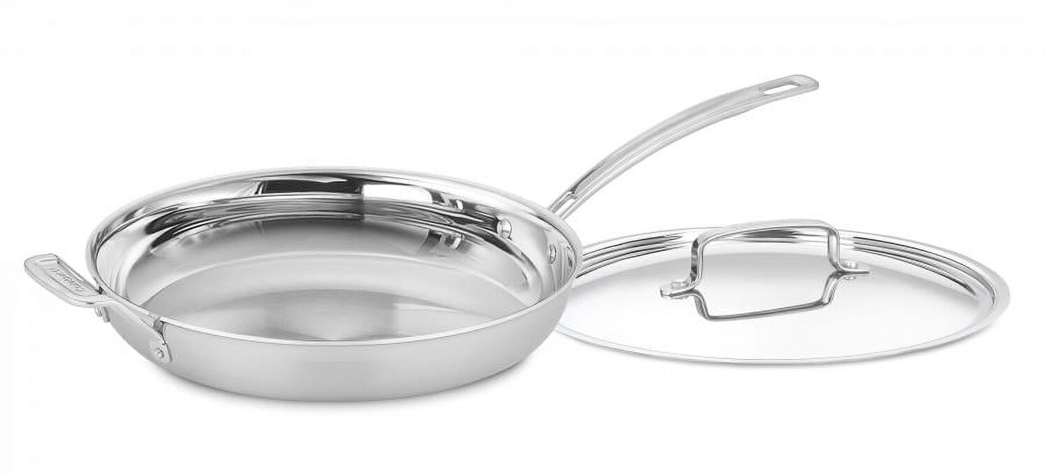 

Сковорода трехслойная с подставкой и крышкой Cuisinart Multiclad Pro