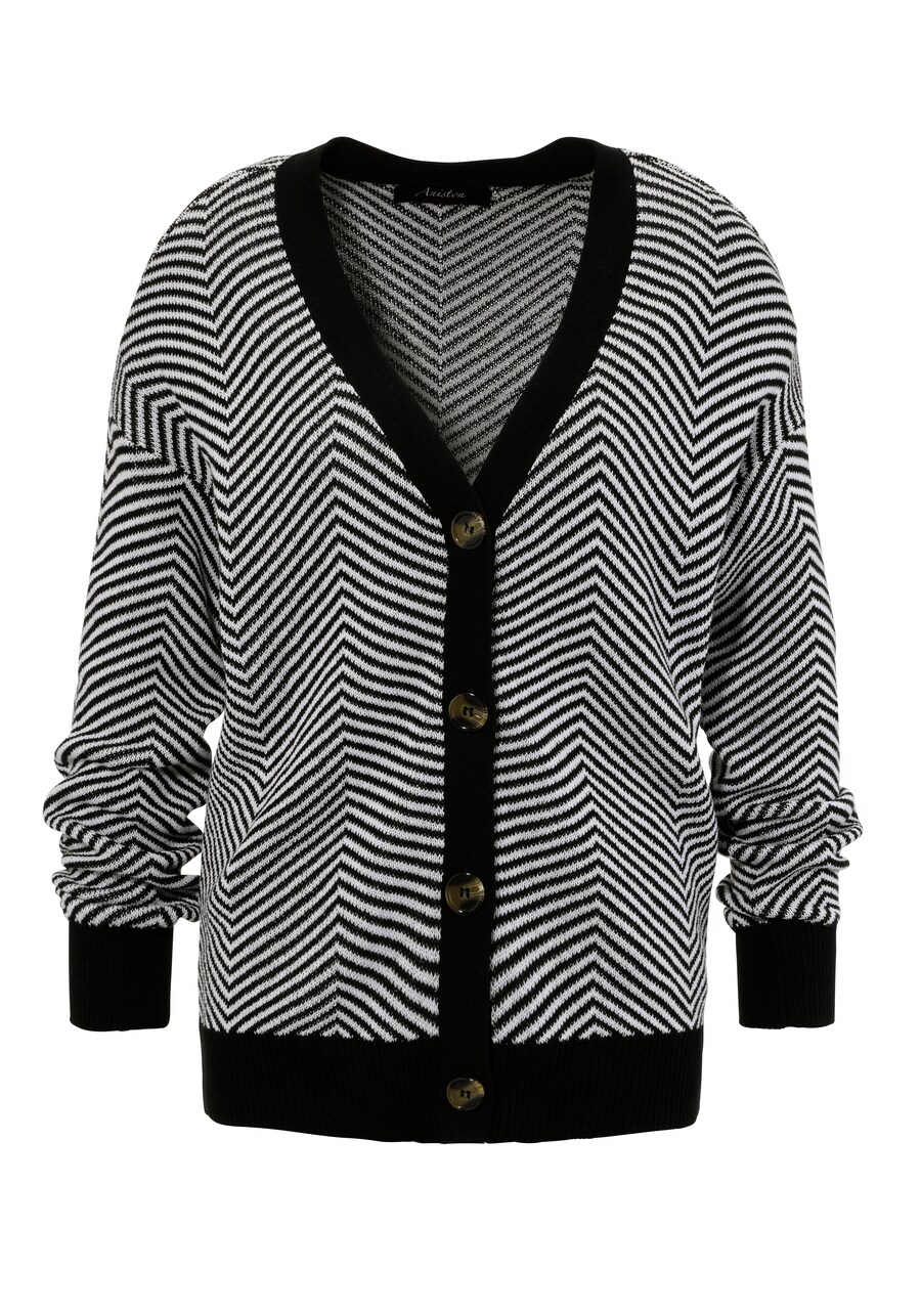 

Вязаный кардиган Aniston CASUAL, Black