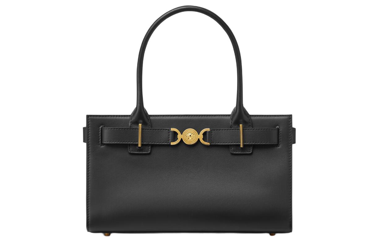 

VERSACE Сумка Medusa '95 из коровьей кожи, средний размер, женская, черная с золотом